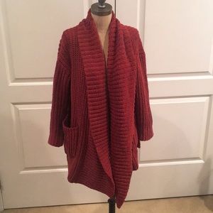 Orange/Rust cozy cardigan from Forever 21